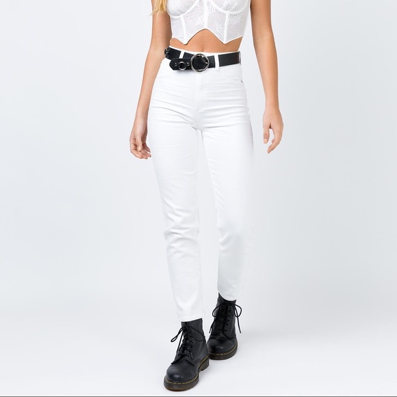 abrand white jeans